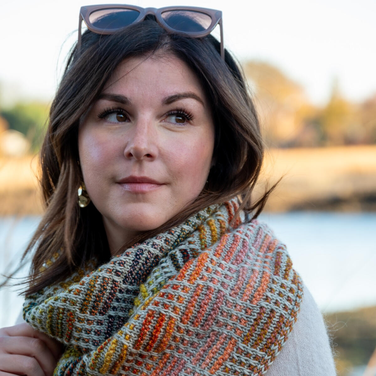 Take two expert-led classes: expand your yarn knowledge with shepherd Kate Larson and explore mosaic knitting with designer Samantha Guerin