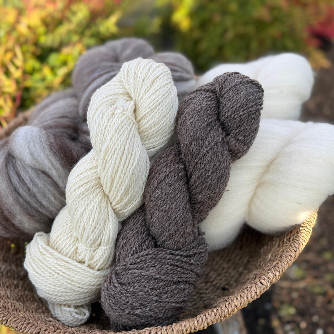 Experience the yarn-making process: choose fiber, deliver it to the mill, receive the yarn at home